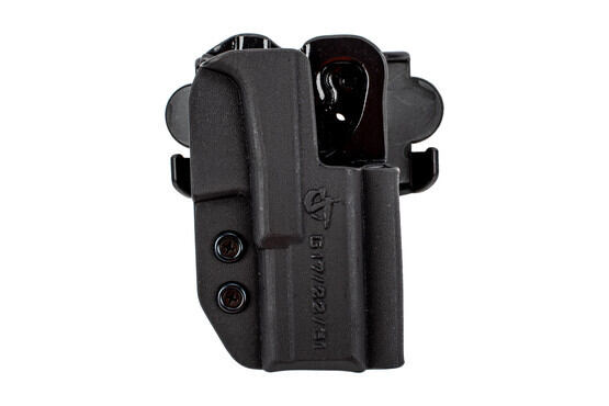 CompTac International Glock 17 holster features an OWB design and is made from Kydex
